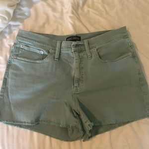 Jcrew outlet green shorts